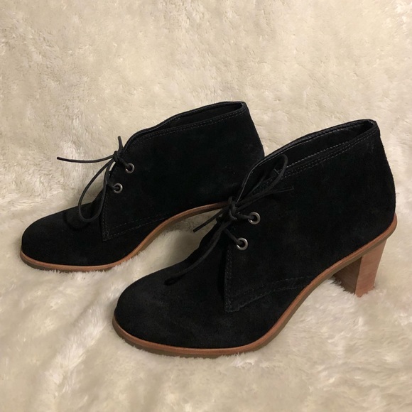 J. Jill Shoes - J.JILL Suede Lace Up Ankle Boots Bootie Size 9